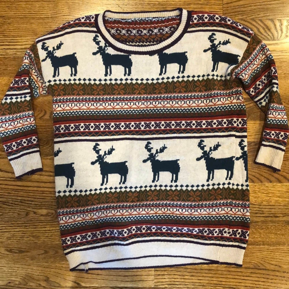 Aztec printed sweater